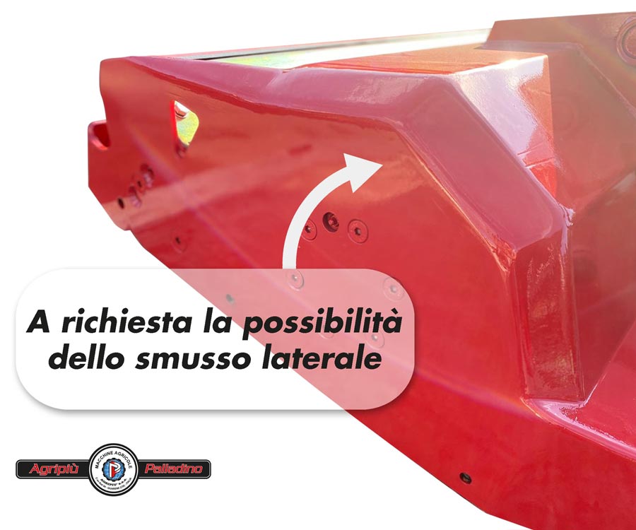palladino TSP trinciasarmenti per trattori da 50-120 HP possibilità smusso laterale