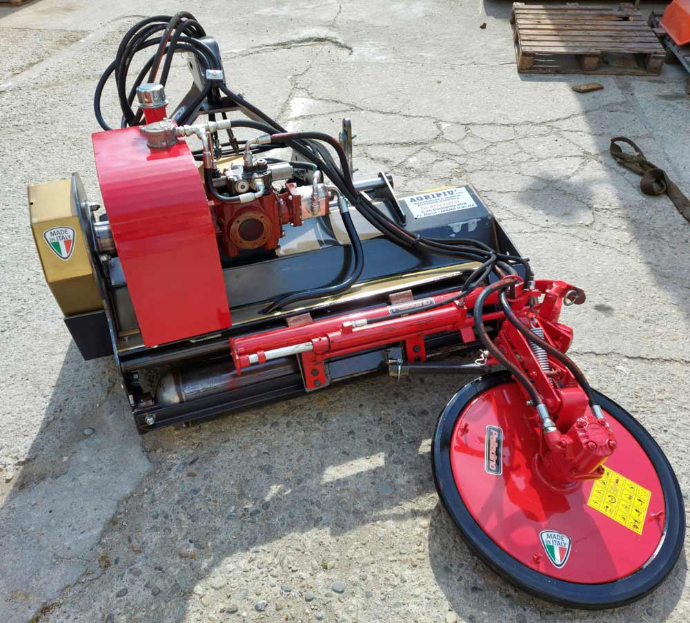 palladino tsp trinciasarmenti per trattori da 50-120 HP con disco interfilare da vigneto 2